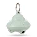 Laser Chase Collar — mint green UFO pendant studio hero shot